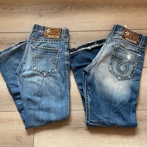 2-pairs of  Buckle Big Star Jeans